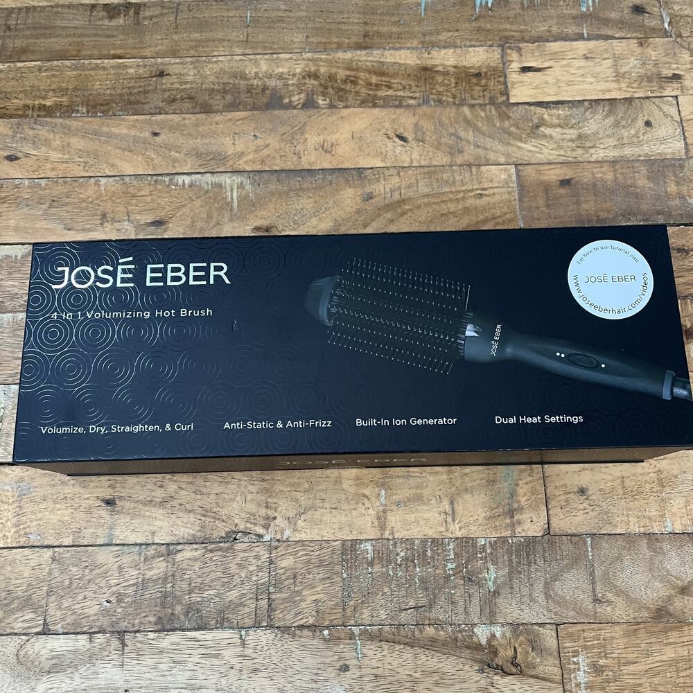 Jose Eber 4 in 1 Volumizing Hot Brush And Digital Straightening Brush